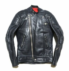 極美品 70’s Lewis Leathers 445 Super Monza ヴィンテージ ルイスレザー スーパー モンザ(モンツァ)/ライダース/ネイビー(紺)