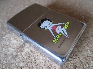 ZIPPO 『Betty Boop ベティー ブープ 』1993年9月製造 陶器製小物入れとセット出品 マリリンモンロー オイルライター ジッポー 廃版激レア