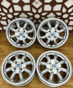 ダイハツ純正 ミニライト MINILITE 14インチ アルミホイール 4本 14x4.5J＋45 PCD100 4穴 ミラ ムーブ ラテ タント等