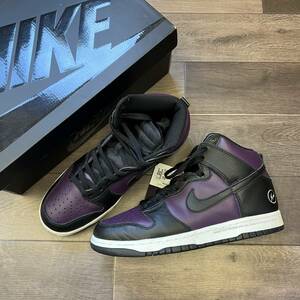 NIKE DUNK HI F ナイキ ダンク ハイ WINE BLACK　WHITE　27.5cm ワイン ブラック パープル　DJ0382 600　スニーカー　シューズ　メンズ