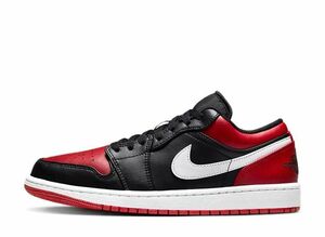 即決 新品 Nike Air Jordan 1 Low Bred ナイキ エアジョーダン1 ロー ブレッド 赤 黒 白 553558-066 28cm