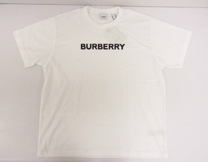 BURBERRY バーバリー ハリストン ロゴプリント オーバーサイズ Tシャツ 半袖 8055309 Sサイズ メンズ ◆FG7078