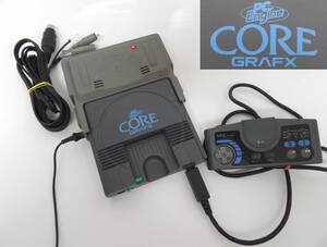 【よろづ屋】NEC PCエンジン PC Engine CORE GRAFX コアグラフィックス PI-TG3 + 天の声2 HC66-6 + コントローラー PI-PD6 レトロゲーム機