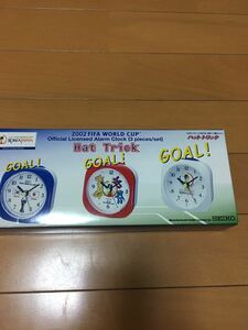 SEIKO 2002FIFA WORLDCUP 公式目覚まし時計　3個セット