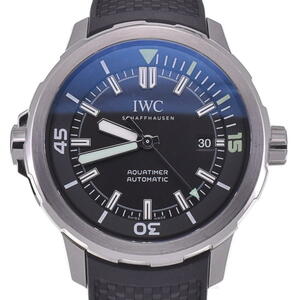 IWC SCHAFFHAUSEN IW329001 アクアタイマー デイト 自動巻き メンズ 美品 箱・保証書付き C#130689