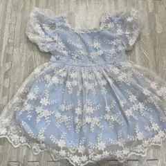 花柄刺繍ドレス　サイズ90