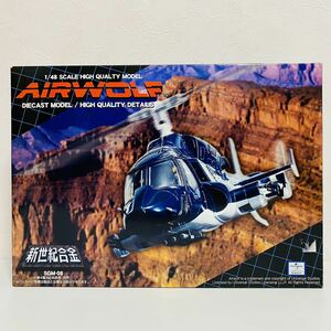 【極美品】MIRACLE HOUSE ミラクルハウス アオシマ 新世紀合金 1/48スケール AIR WOLF エアーウルフ SGM-08 動作確認済 現状品