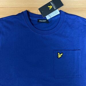 L ライル&スコット LYLE&SCOTT 新品 半袖Tシャツ トップス　紺　メンズ 紳士　アウトドア　スポーツ ゴルフウェア　旅行 golf レジャー