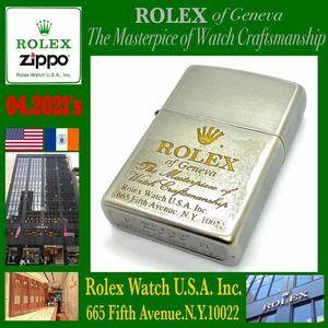 2021’s 新色マットチタン★ Rolex ロレックス ZIPPO ジッポー ★ Rolex Watch U.S.A.Inc.販促ノベルティー ★非売品