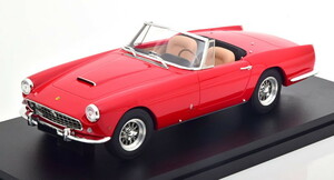 マトリックス 1/18 フェラーリ 250 GT コンバーチブル シリーズ2 1960 レッド ショーケース付 Matrix Ferrari 250 GT Convertible Series2