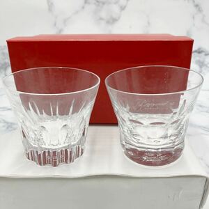 ◎【売り切り】Baccarat バカラ ペア ロックグラス ベルーガ エトナ クリスタル 箱付属 ブランド食器 テーブルウェア オールドファッション