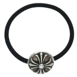 クロムハーツ Chrome Hearts HAIRBAND/クロスボールボタンヘアゴム シルバーコンチョ 中古 SJ02