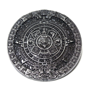【ベルトバックル】 太陽の石　アステック・カレンダー　古代文明　アステカ　#2