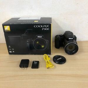中古品 ニコン Nikon COOLPIX P900 クールピクス コンパクトデジタルカメラ バッテリー付き 充電器 本体・カメラ関連