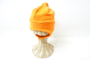 未使用 スノーボード OBRMEYER/オブマイヤー Orbit Fleece Hat/031 ORANGE YOUTH L/XL