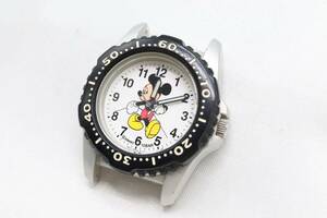 【W139-49】動作品 電池交換済 SEIKO ALBA DISNEY セイコー アルバ ディズニー ミッキーマウス 回転ベゼル 腕時計 フェイスのみ V501-1A20