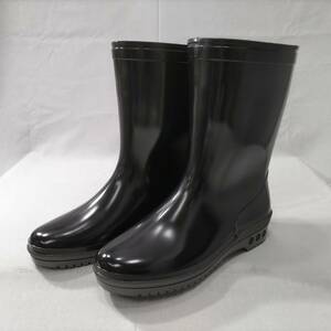 新品即決 送料無料 23cm アサヒ長靴　R305 ブラック（完全防水）（日本製）