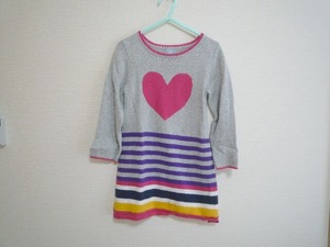 baby GAP　ニットワンピース　ハート　ボーダー　１００ｃｍ