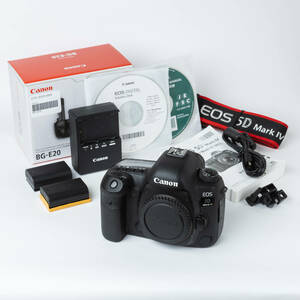 Canon EOS 5D Mark IV ボディ 【整備済・良品】【BG E-20新品】【バッテリー２個付き】 キヤノン デジタル一眼レフカメラ