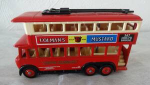 DAYS GONE　MADE IN ENGLAND　英国製　トロリーバス　二階建てバス　ミニカー