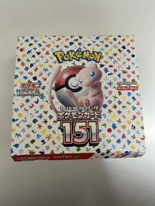 同梱可能 pokemon ポケモンカードゲーム 151 ポケカ 1ボックス 未開封 パック BOX