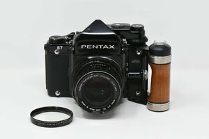 PENTAX 67 Late Model TTL 本体 / SUPER-TAKUMAR 6x7 105mm f2.4 標準レンズ付き ※通電確認済み、現状渡し。