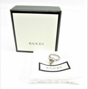 GUCCI グッチ ANGER FOREST/BULL HEAD/アンガーフェレストブルヘッドリング/SILVER SIZE:8 指輪 □UP3198