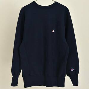 美品！ 90s USA製 Champion リバースウィーブ ヴィンテージ ネイビー スウェット 刺繍タグ