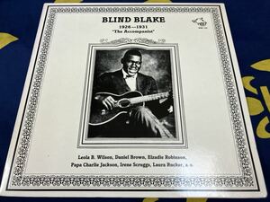 Blind Blake★中古LPオーストリア盤「ブラインド・ブレイク～1926～1931The Accompanist」