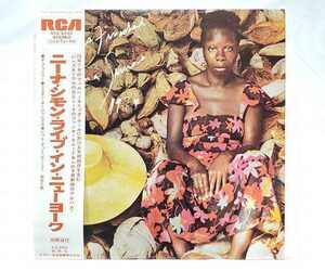 ニーナシモン　ライブインニューヨーク　中古レコード　LP　国内盤　RCA6245　★併20210705