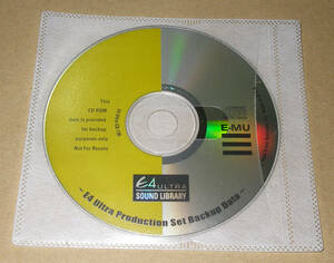 ★E-MU E4 ULTRA CD-130 Production Set Backup DATA★OK!!★