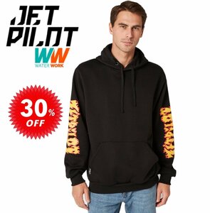 ジェットパイロット JETPILOT セール 30%オフ パーカー 送料無料 レイザー プルオーバー フーディー W22705 ブラック 2XL トレーナー