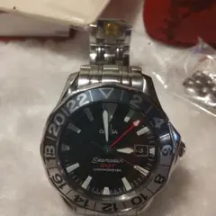 オメガシーマスターＧＭＴ50周年モデル（良品）