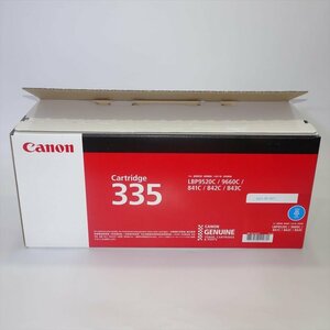 訳あり新品 CANON トナーカートリッジ335 シアン 純正品 LBP841C/LBP842C/LBP843Ci/LBP9520C/LBP9660Ci用