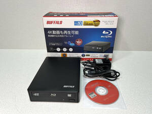 BUFFALO バッファロー BRXL-16U3V 16倍速書き込み BDXL対応 USB3.0用 外付ブルーレイドライブ（現状渡し品）KY10081