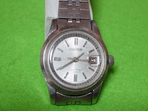 アンティーク　手巻き式　１７石　CITIZEN　DATE　STAR　女性用腕時計　JAPAN