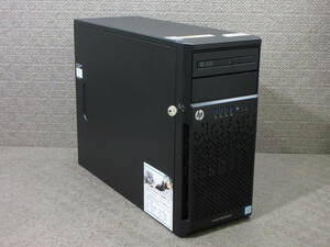 【※HDD無し】HP ProLiant ML30 Gen9 / Xeon E3-1240v5 3.5GHz / 8GB / DVD-ROM / (No.T704)