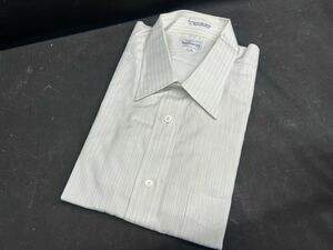 〇Tb1〇60 バーバリー BURBERRY メンズ シャツ 41~80 ワイシャツ 白 ストライプ 長袖 カッターシャツ