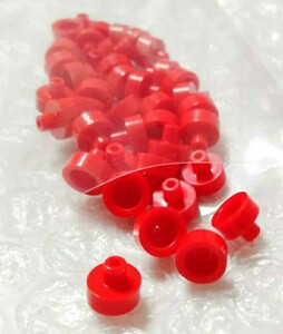 40個　1×1　赤　LEGO　レゴ　未組み立て　未使用　パーツ　部品