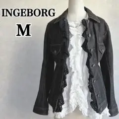 INGEBORG インゲボルグ  デニム ジャケット Gジャン レース付きM