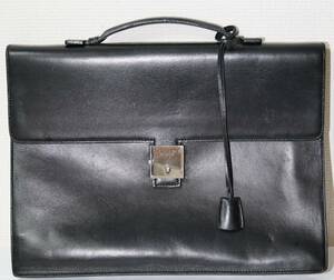 セリーヌ CELINE ビジネスバッグ シルバー金具×レザー