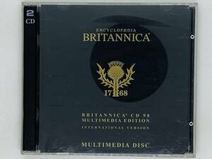 即決2ソフト BRITANNICA 98 / MULTIMEDIA EDITION / 1768 / INTERNATIONAL VERSION / 激レア 教育 X20