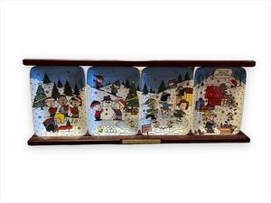 peanuts Danbury Mint Panoramic 4-Plate Collection/スヌーピー ダンバリーミント/ピーナッツ/178327441