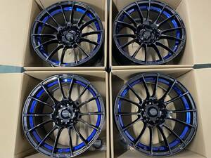 新品 WEDS ウェッズスポーツ SA72R 18x9.5+38 5/114.3 BLC2 WRX STI VAB（6ポット車も対応）WRX S4 VAG チューナーサイズ 4本セット 在庫有