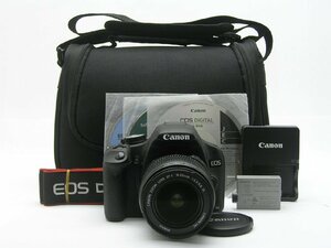 ★ハローカメラ★0654 Canon EOS Kiss X3 ( EF-S 18-55mm F3.5-5.6 IS )1510万画素.【 付属品あり】動作品 現状 1円スタート 即決有り