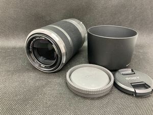 美品 SONY ソニー カメラレンズ E 55-210mm F4.5-6.3 OSS SEL55210 シルバー