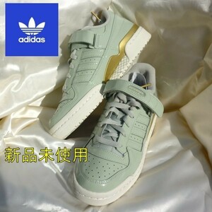 新品未使用◆送料無料◆26cmアディダスオリジナルス フォーラム ローくすみグリーンスニーカー/adidasoriginals Forum LowW/定価14899円