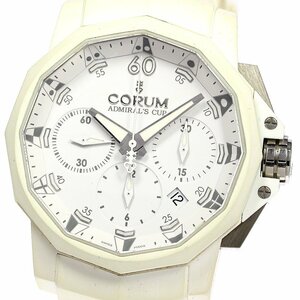 コルム CORUM 753.802.02/F379 AA31 アドミラルズカップ チャレンジャー44 クロノグラフ 自動巻き メンズ 箱・保証書付き_749034【ev20】