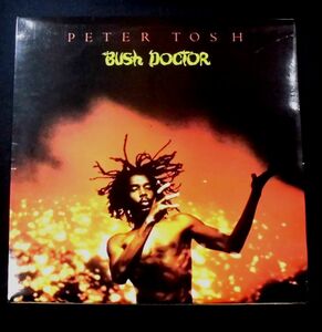 ●UK-Rolling Stones Recordsオリジナルw/Coating,Sticker!! Peter Tosh / Bush Doctor