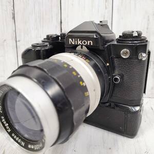 ニコン Nikon FE 一眼レフ フィルムカメラ モータードライブ ブラックボディ マニュアルフォーカス ジャンク品 【4149